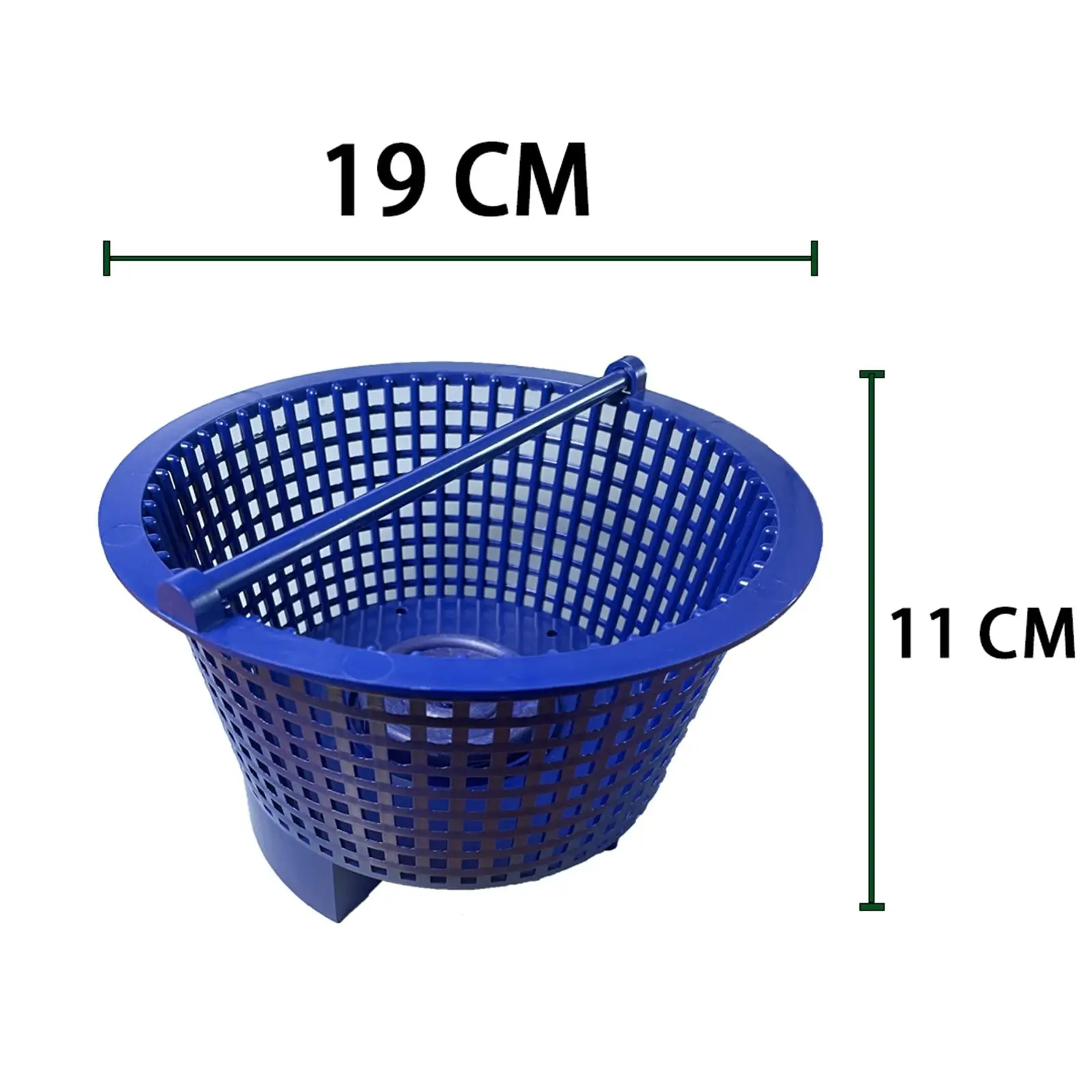 سلة مرشح حوض السباحة مع مقبض ، مقشدة ، أداة تنظيف ، إكسسوارات فعالة ، حطام العشب في الأرض