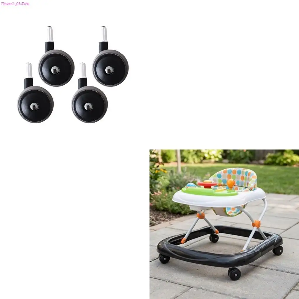 D0JC 4pcs for Baby Walkers 360 Degree Rotation Ensuring Smooth Movement