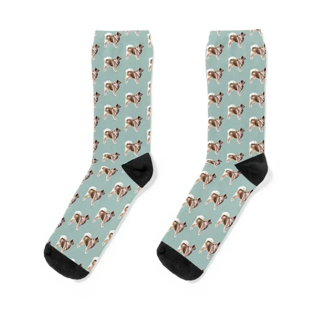 Eurasier - Dog Breed Show Stack Stand Socks retro hockey Boy Socks Women's