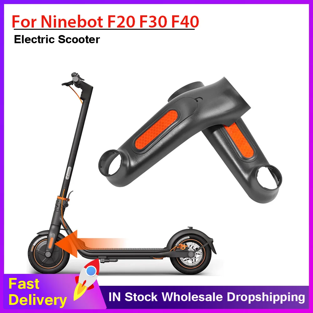 F Series Front Fork Cover Sets Left Right Front Wheel Plastic Shell Parts For Ninebot F20 F30 F40 Electric Scooter Sticker