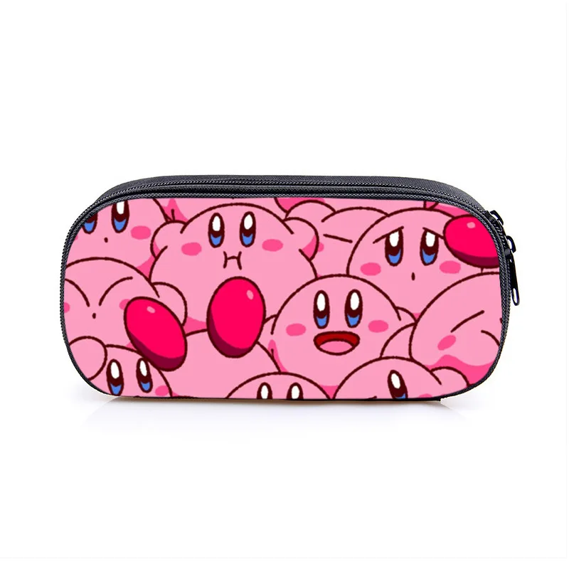 Trousse à crayons de grande capacité avec figurine d\'anime, sac à stylos étoile, poudres, étudiant, école, cadeau pour enfants, Kirby, Kawaii, 40