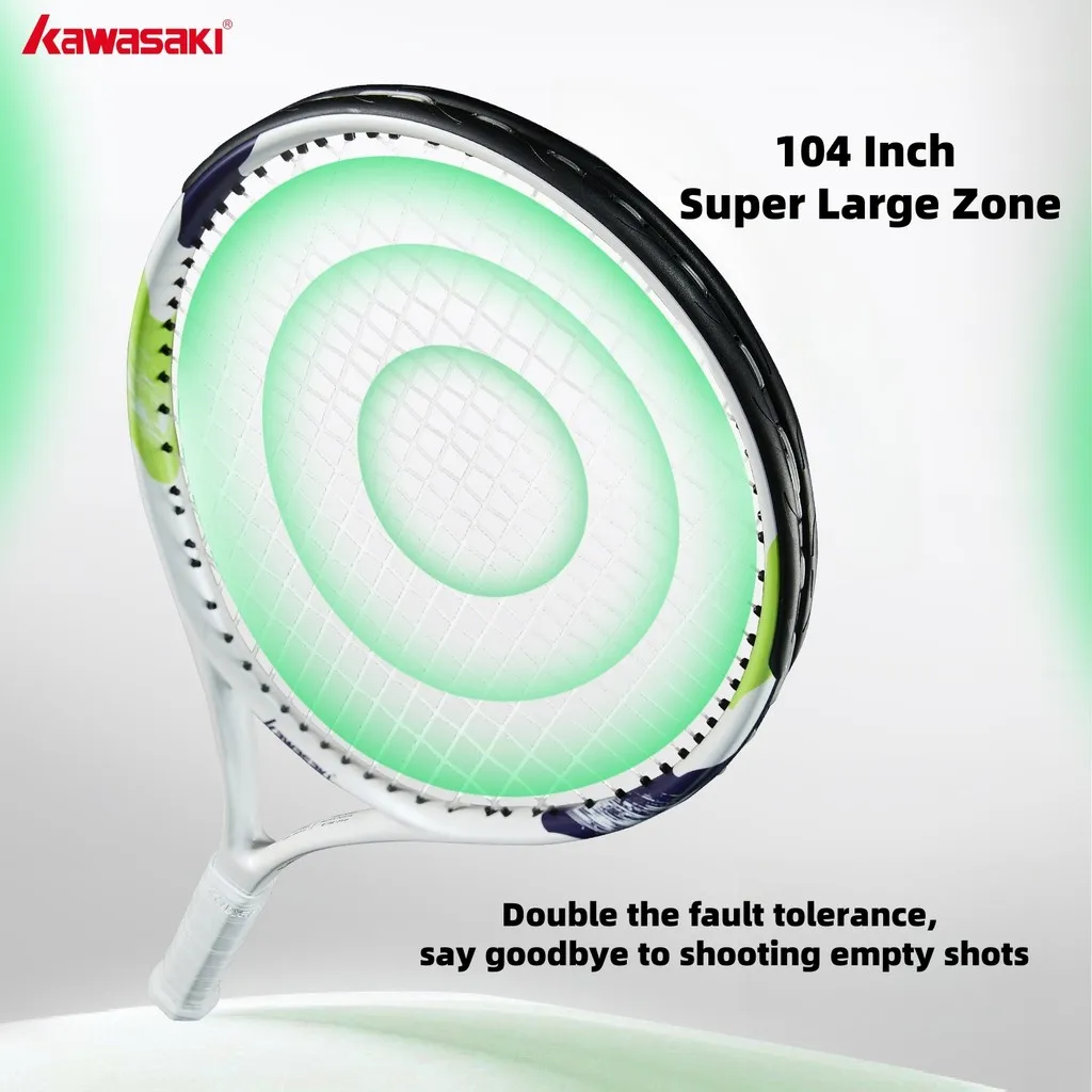 Kawasaki Light Tennis Rackets Set Carbon Composite Racquet Set KD1&PD1 Beginner Professional Shooting Men and Women Training Set view 2