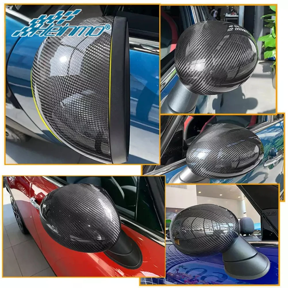 For Mini Cooper R55 R56 R57 R58 F54 F55 F56 Countryman Car Replacement Rearview Side Mirror Cover Wind Exterior Rear View