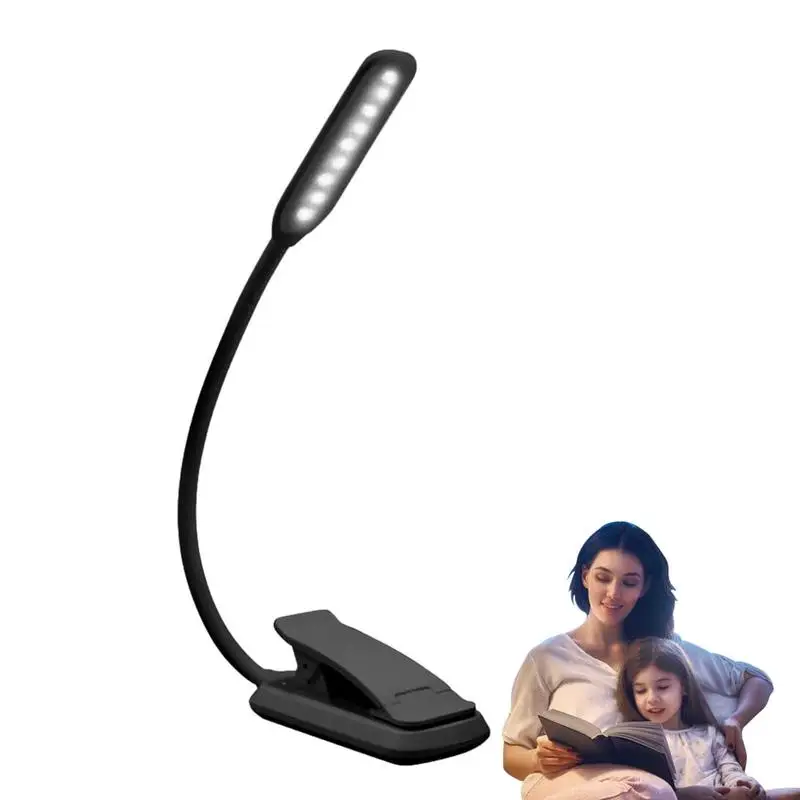 Clip Reading Light Eye Caring Book Light Eye Caring Lightweight Reading Light For Bed Book Lovers Reading In Bed Headboard