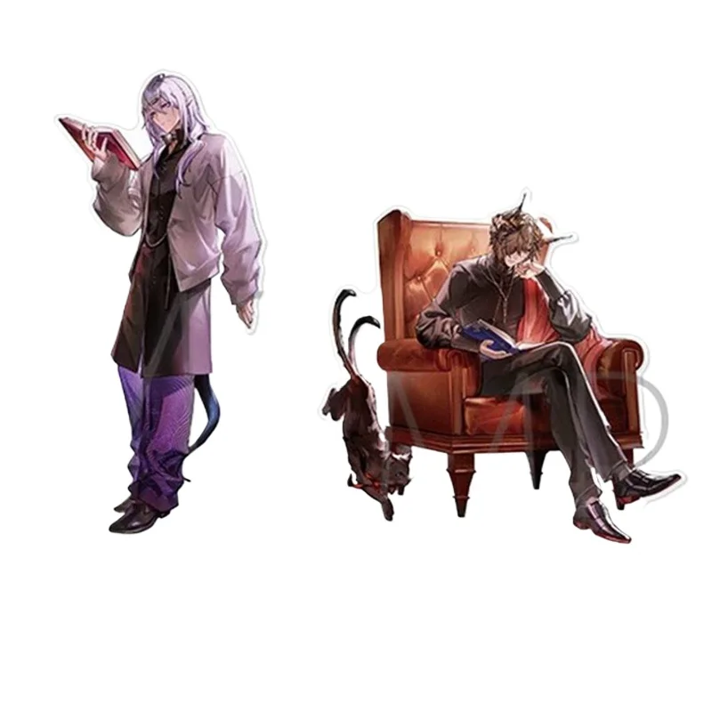 Anime Game Arknights Acrylic Plaque Cartoon Standee Figure Shalem Phantom Standing Sign Model keychain Desk Decoration Fans Gift