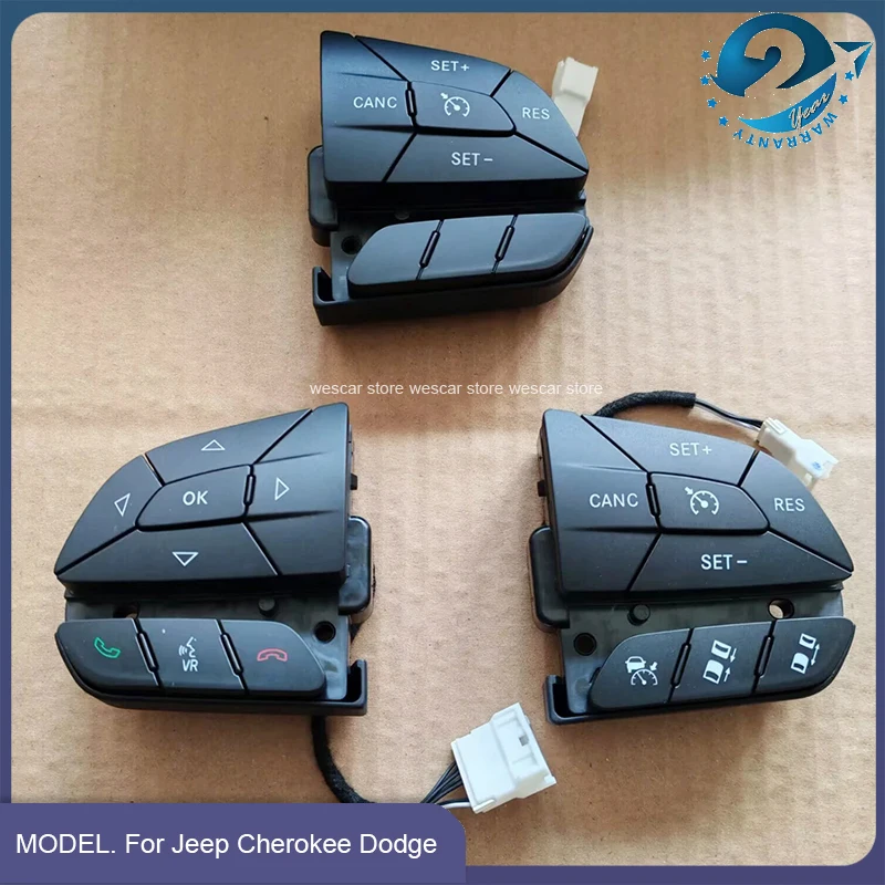 

1 шт., кнопка включения круиз-контроля на рулевом колесе для Jeep Grand Cherokee 2016-2019, для Dodge Charger Challenger 2016-2018