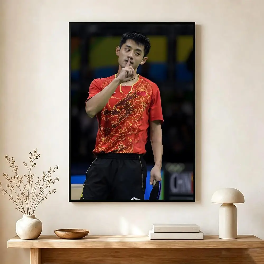 legendary athlete Z-Zhang Jike Poster Modern Home Decoration Interior Design & Contemporary Wall Art Collection