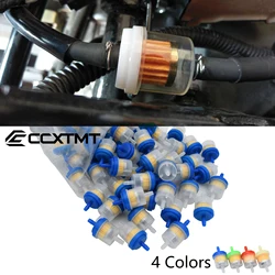 100 Pcs Engine Inline Gas Fuel Magnetic Filter Oil Filter With Magnet For Honda Yamaha KTM Kawasaki Suzuki ATV Dirt Bike Parts