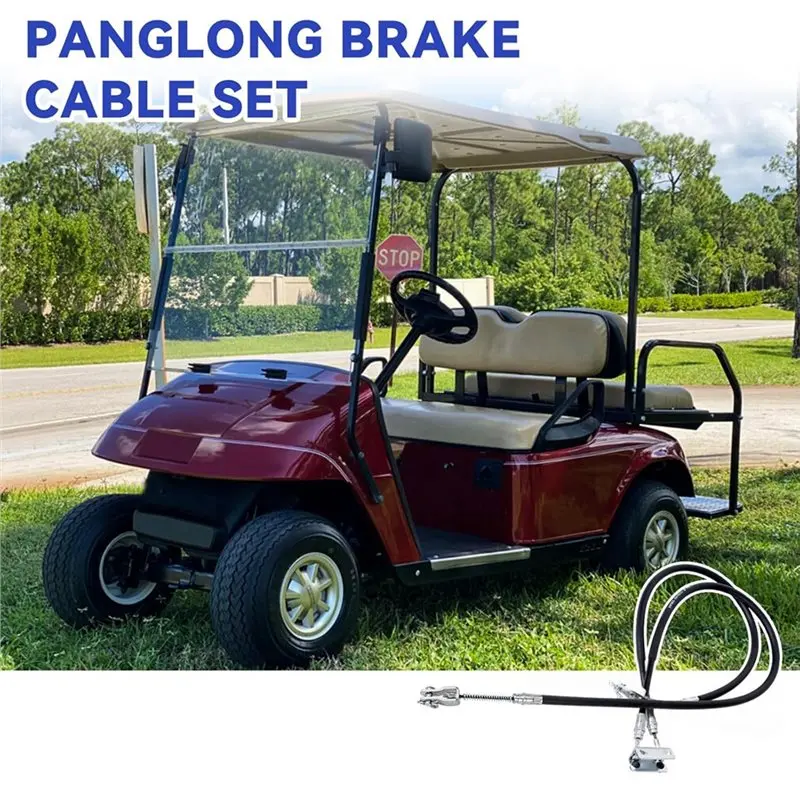 【Big Sale !!】Brake Cables Replacement Set For EZGO TXT And Medalist Golf Carts 1994-2008- Includes Part Numbers 70716-G03 70273-