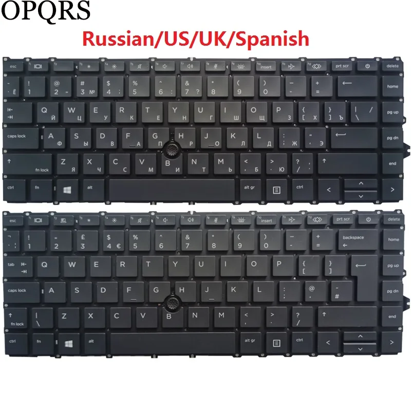 

NEW FOR HP Elitebook 840 G7 G8 745 G7 Russian/US/UK/Spanish/Latin/Nordic laptop keyboard With pointing stick NO frame