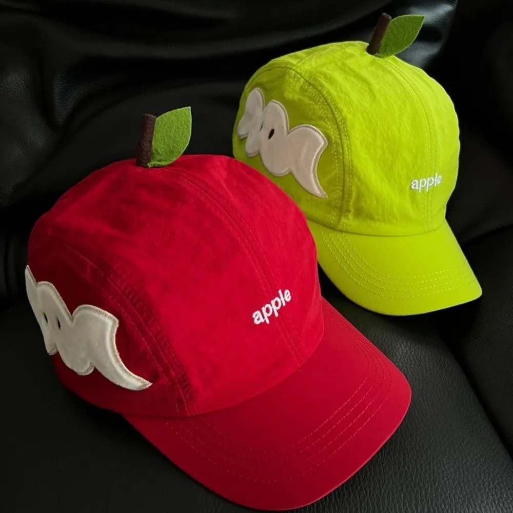 Acessórios de vestuário algodão frutas boné de beisebol protetor solar pico bordado carta chapéu moda legal criativo frutas boné rua