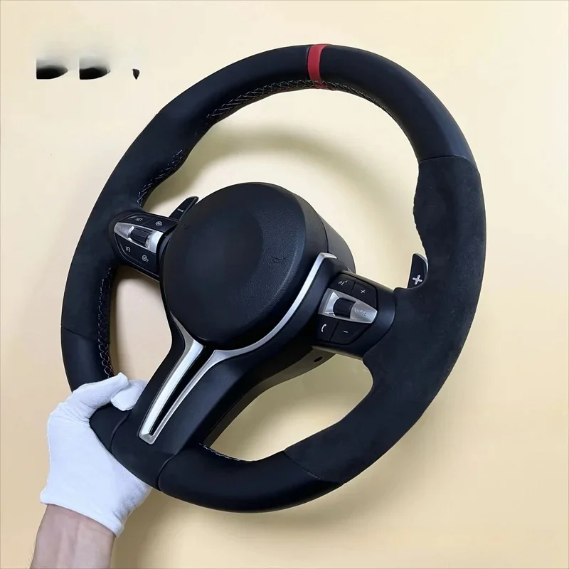 For BMW X1 X2 X3 X4 X5 X6 X7 M3 M6 E90 E60 T Style Steering Wheel With Cruise Control Shift Paddle Horn Cover Horn Shell