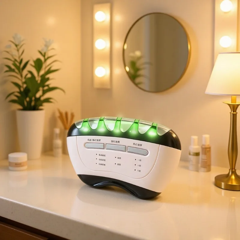 Stay up late flash repair instrument face body lifting firming scraping neck beauty instrument light pattern introducer massager