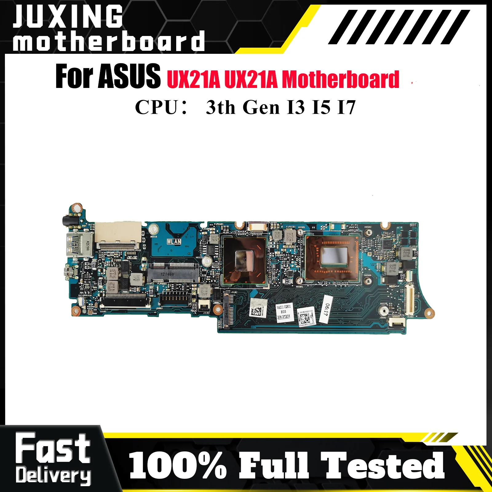

UX21A Материнская плата для ноутбука ASUS ZenBook UX21A UX21A Материнская плата для ноутбука с процессором 100% тестирование ОК быстрая доставка Высокое качество