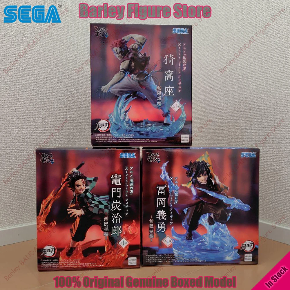 

In Stock SEGA XrossLink Demon Slayer Tanjiro Kamado Akaza Tomioka Giyuu Infinite Castle Anime Figure Collectible Model Toys
