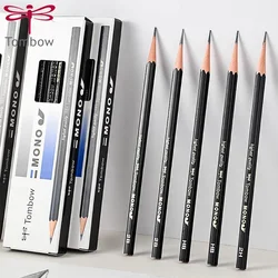 12pcs Japan Tombow MONO Drawing Pencil Exam Scribble Pen Hexagonal Wood Pencil 2H/HB/2B Art Stationery