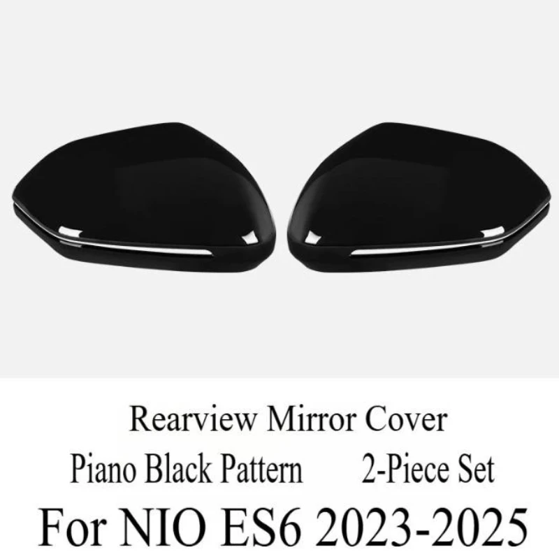 

For NIO ES6 2023-2025 Rearview Mirror Cover New Rearview Mirror Anti-collision Strip Protective Case Cover Modification
