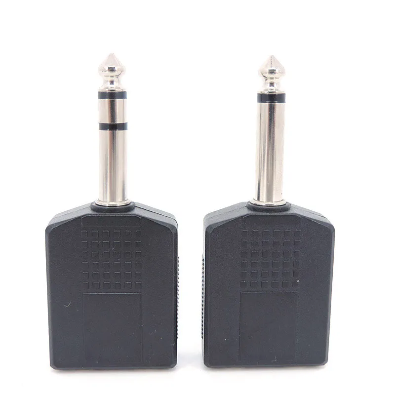 1pcs 3.5mm Male / Female Plug Jack Stereo Coupler Audio Adapter 3.5 mm splitter Mono Stereo to 6.35mm RCA converter Connector c1