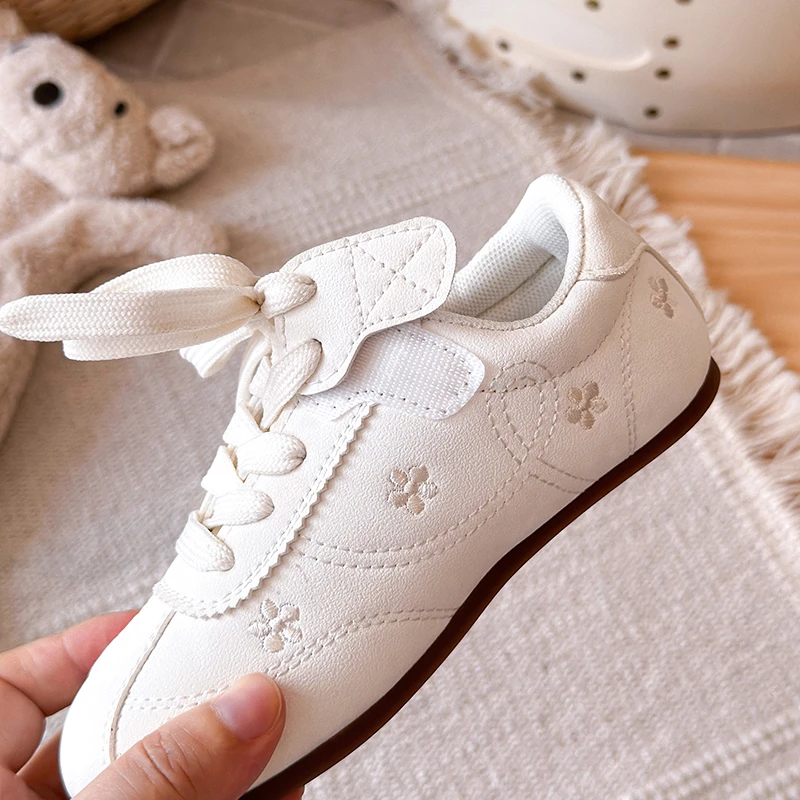 Kleinkind Mädchen Mary Jane Flache Schuhe, Frühling Herbst Wildleder Kreuzriemen Prinzessinnen-Kleidschuhe, Weite Runde Zehenpartie Weiche Sohle Freizeitschuhe – Detail 11