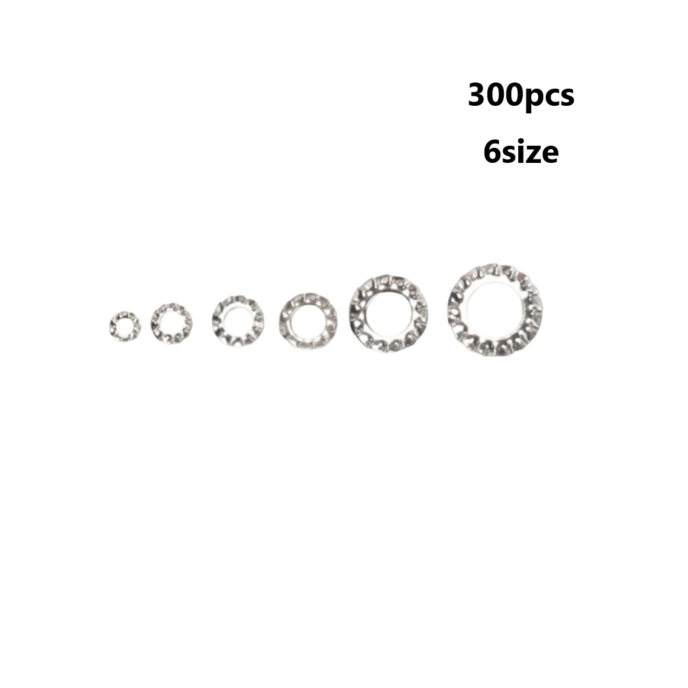 Rondelles de blocage des dents externes en acier inoxydable 304, utilisation industrielle, applications automobiles, installation facile, environ 13x7x3cm