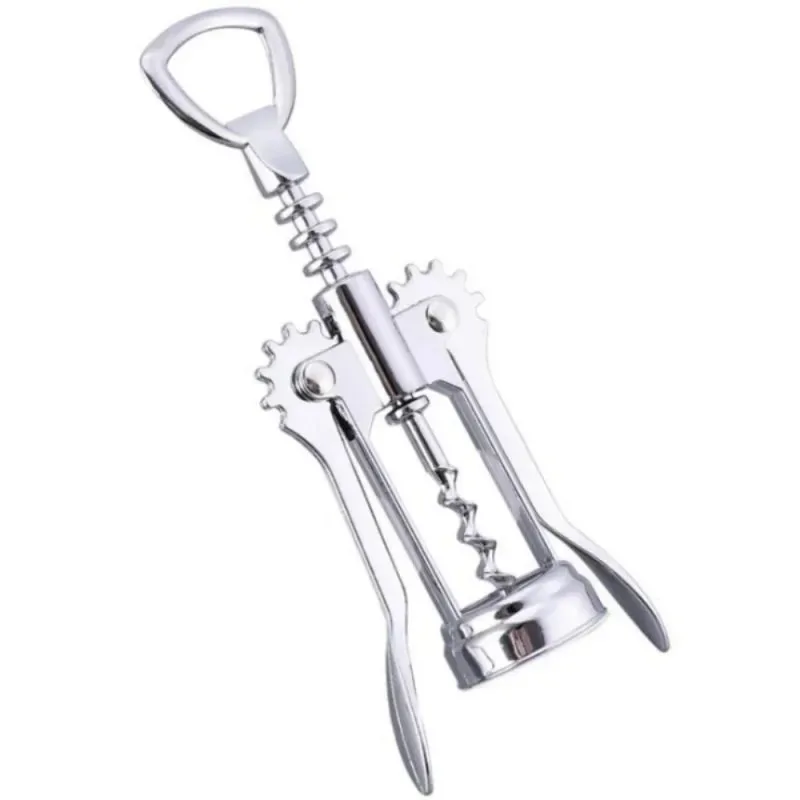 Wine Opener Stainless Steel Red Wine Opener Wing Type Metal Sommeliers Corkscrew Bottle Openers Corkscrews Wine Cork Remover