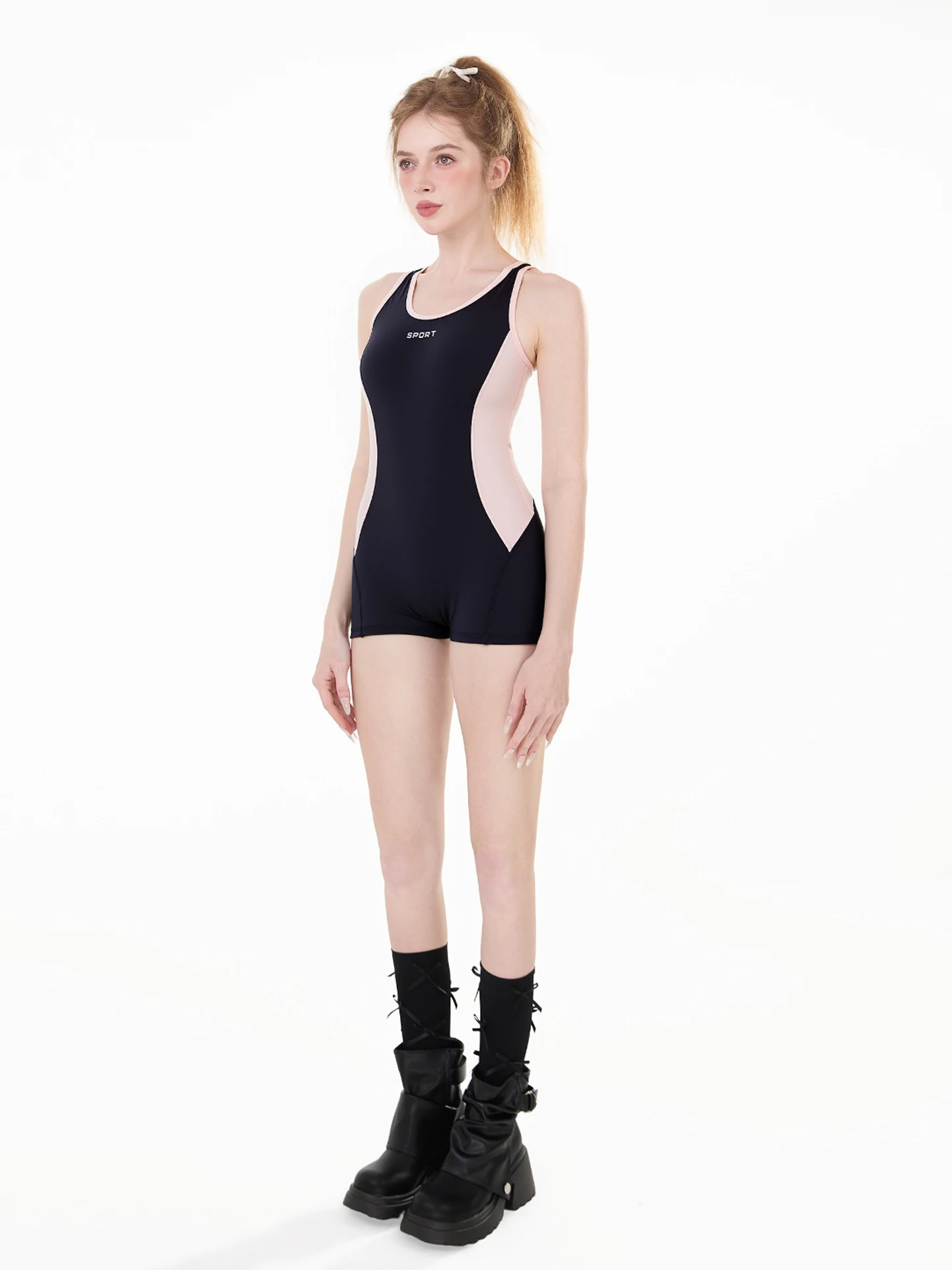 Conservative Speed Suit  Swimsuit Women's Sport Swimwear Summer Swimming Club Special Student Beginner Backless Slim...