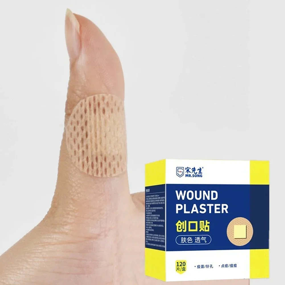 ضمادة صغيرة مستديرة طبية ، شفافة ، مقاومة للماء ، جيدة التهوية ، مرونة عالية ، إسعافات أولية ، جص جروح للطوارئ ، ضمادة