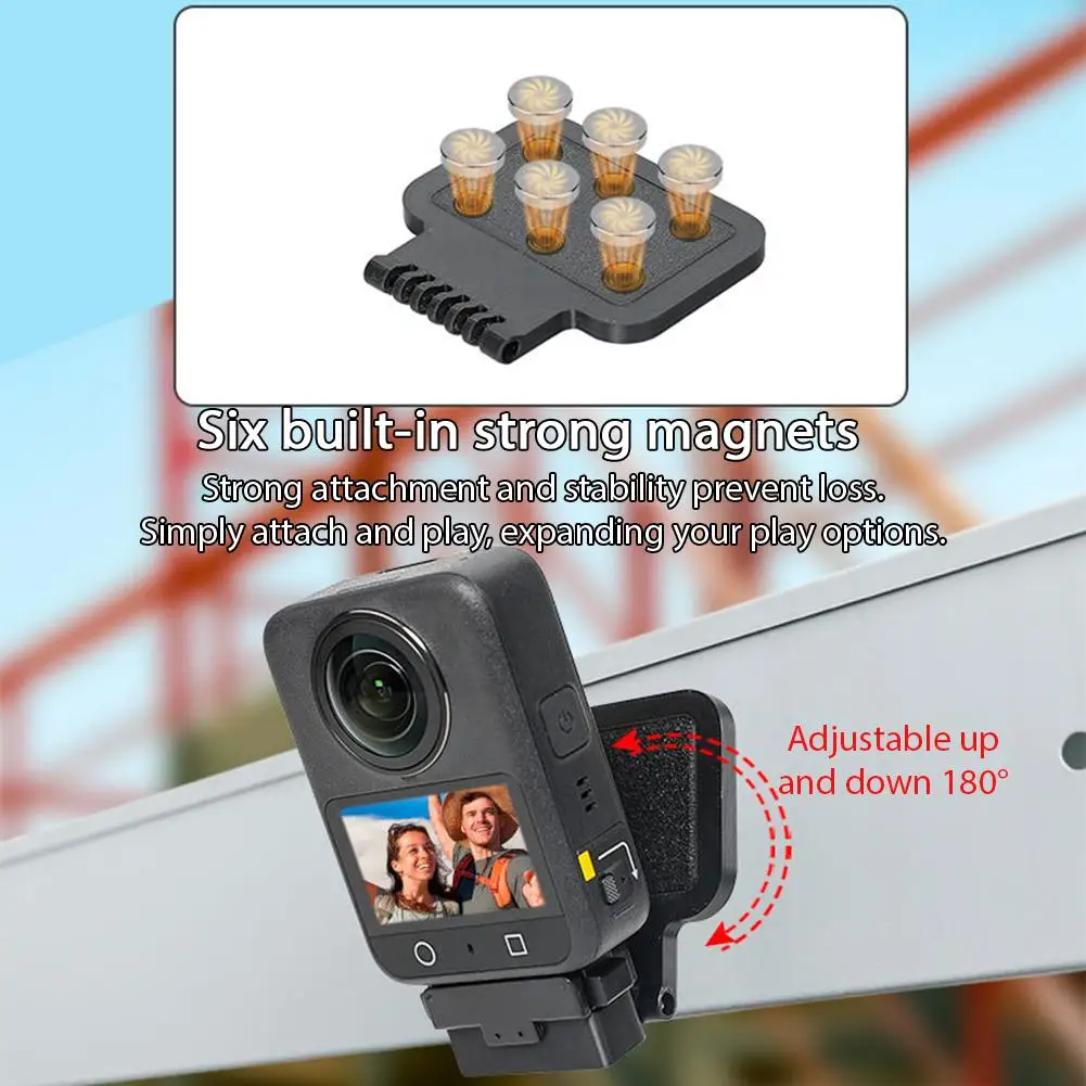 Picture 4: Magnetic Stand Base for dji Osmo 360, Multi-Function Quick Release Magnet Desktop Mount Holder Adjustable for dji Osmo 360