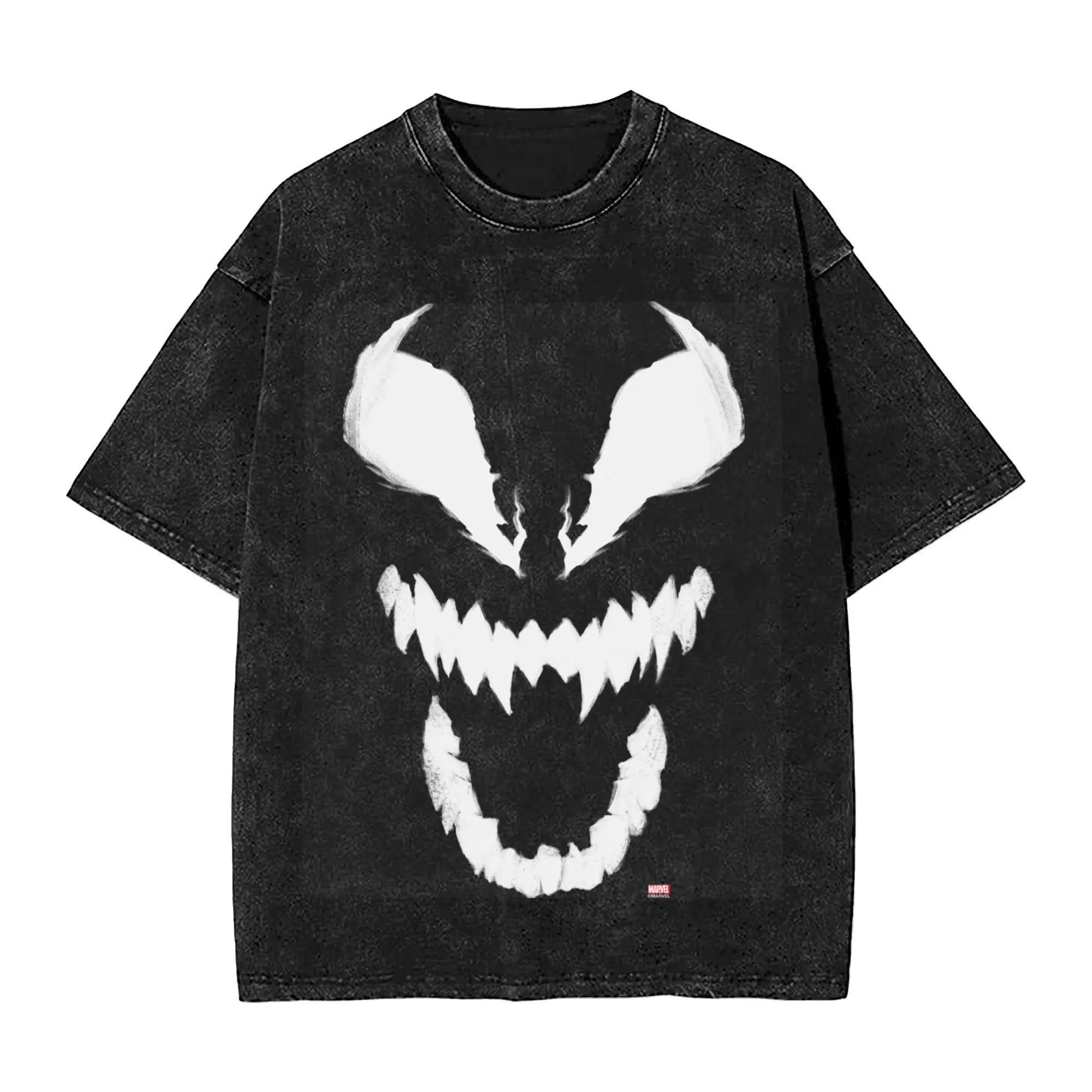 

Футболка Face of Venom, уличная одежда, новинка в стиле хип-хоп, футболка для мужчин и женщин, с коротким рукавом, оверсайз с принтом