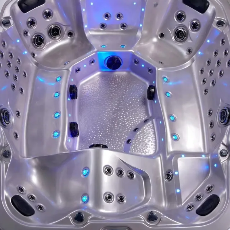 Custom OEM Modern Acrylic Eco-Friendly Outdoor Hot Tub for Villa Use Wholesale Manufacturer Free Logo Color Options