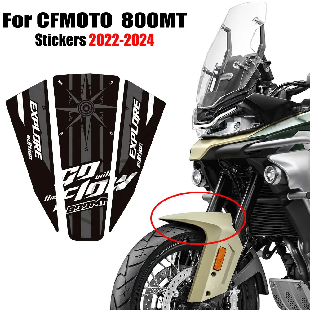 

2022 2023 2024 For CFMOTO CM MOTO 800MT 800 MT Tank Pad Knee Grips Windshield Windscreen Screen Wind Deflector Stickers Decals