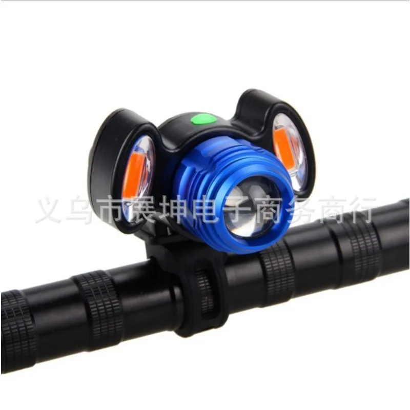 USB Rechargeable Bicycle Front Light Mountain Bike Illumination Night Riding Lamp