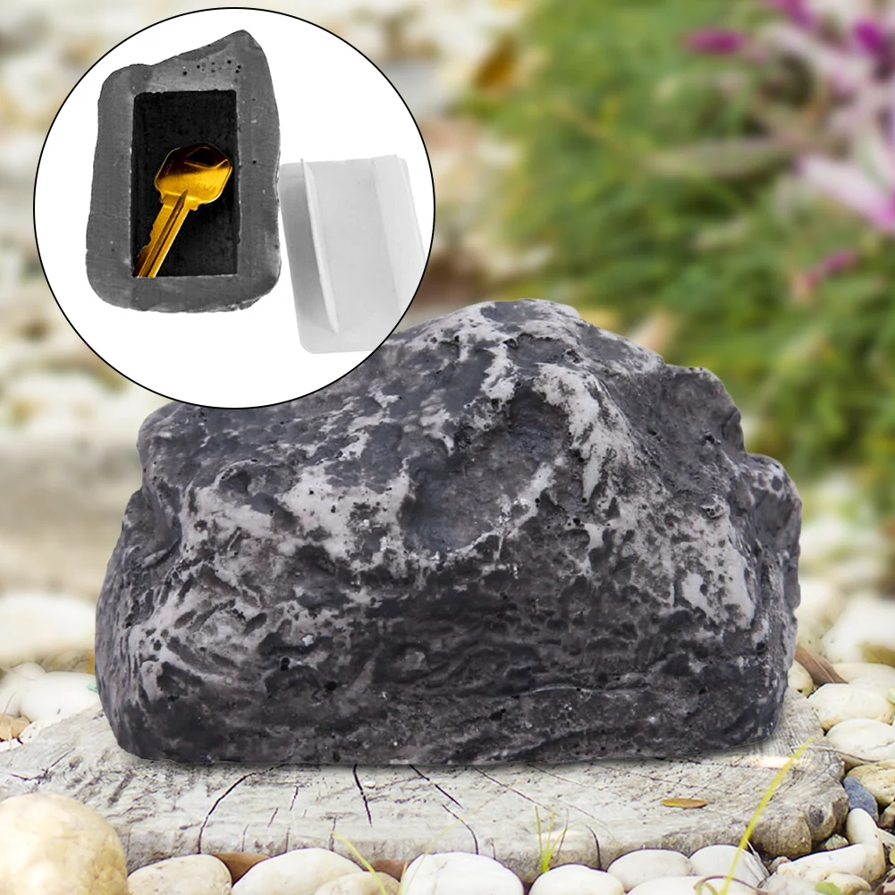 Imitation Stone Hidden Money Key Anti-lost Insurance Gift Resin Garden Rock Box Unique Storage Hider Fake Secret Simulation