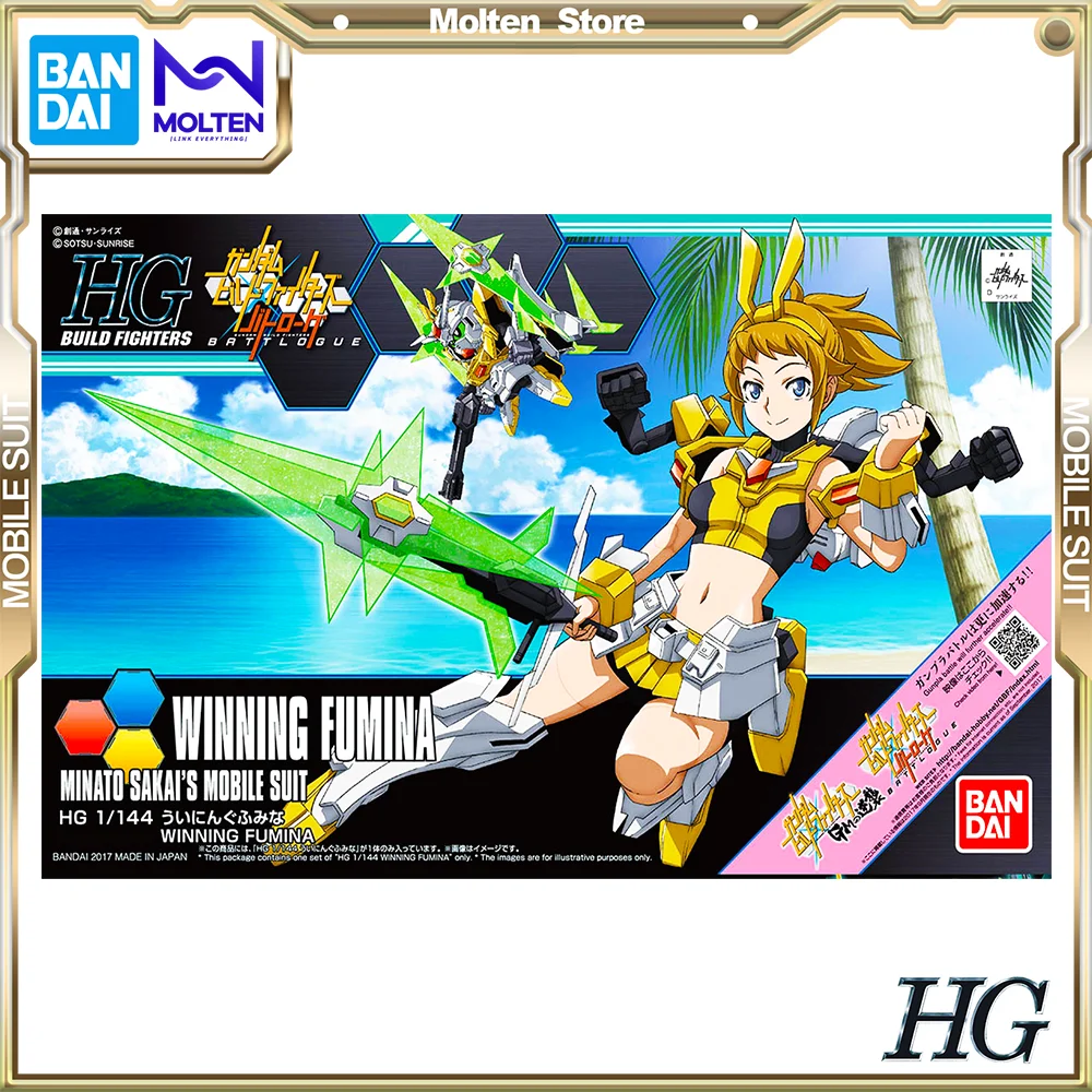 

BANDAI Original HGBF 1/144 Winning Fumina Mobile Suit Gundam Build Fighters Gunpla Model Kit Assembly/Assembling