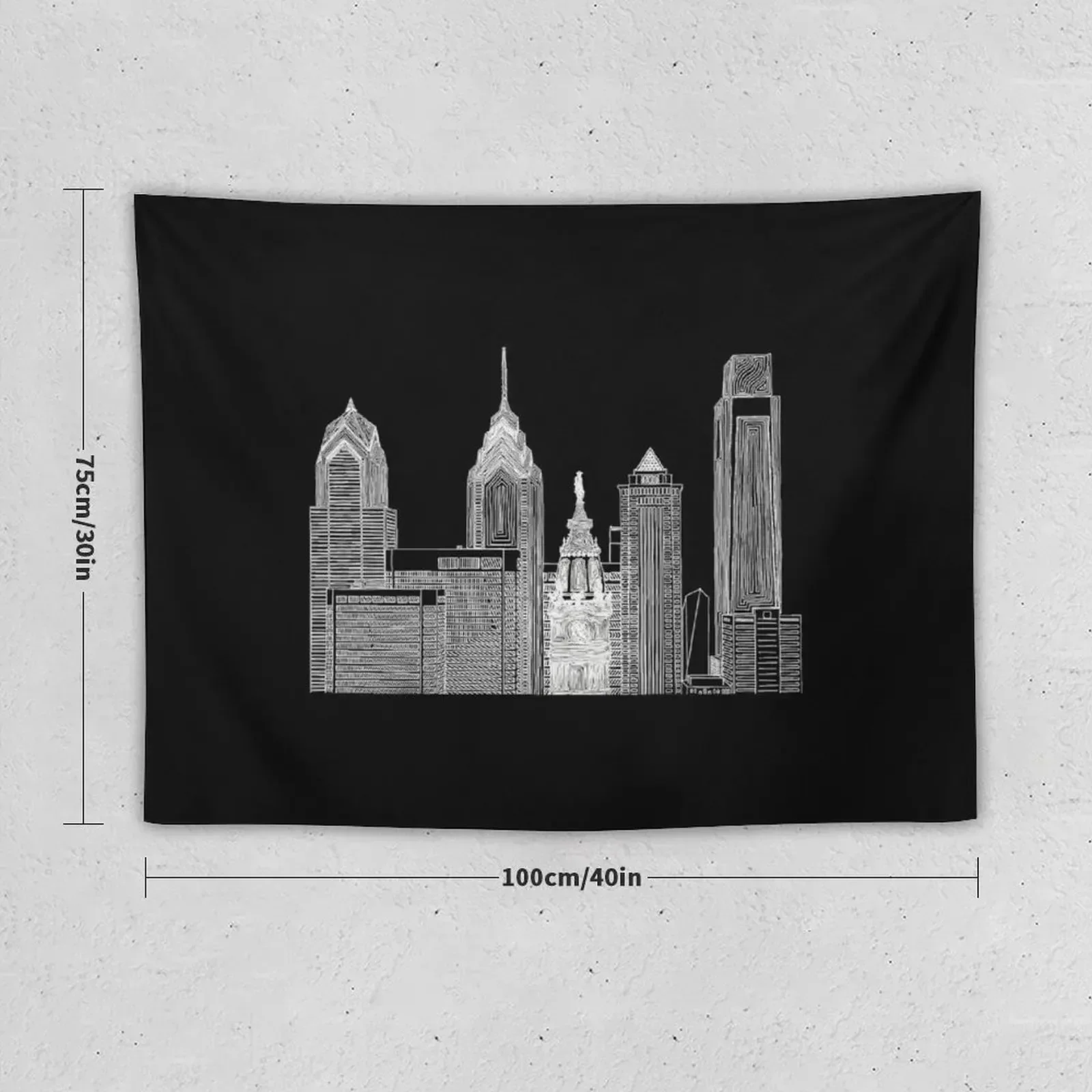 Philly Tapestry Room Decorations Aesthetics Home Decorations Tapestry