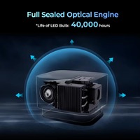 2025 hot sale Havit PJ300 Plus Mini Projector Auto Keystone 4k Smart Android Proyector Portatil Projector for Home Theater/Outdo