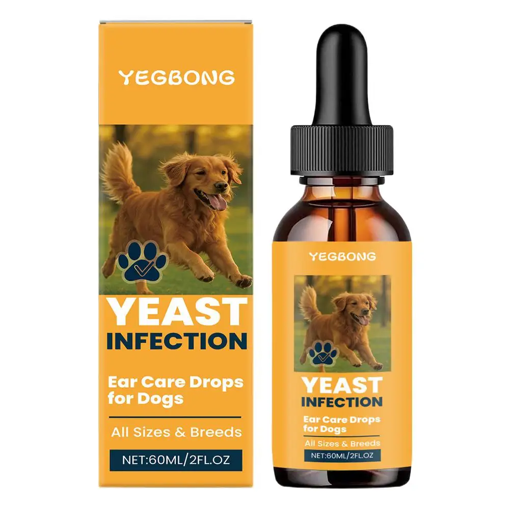Dog Ear Cleaner Solution For Yeast Infection Relief Soothes Itching And Removes Ear Odor Gentle Herbal Ear Drops For Daily Hygie