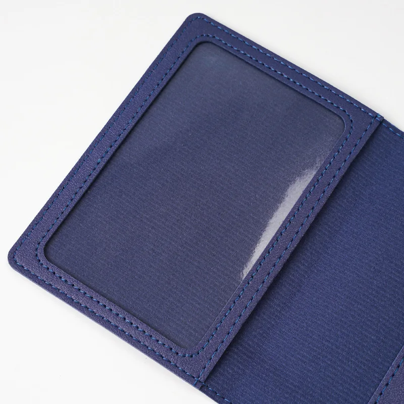 

PU Leather Passport Cover Case Multi-Card Slots Simple Card Holder for ID Document Business Card Passport Case