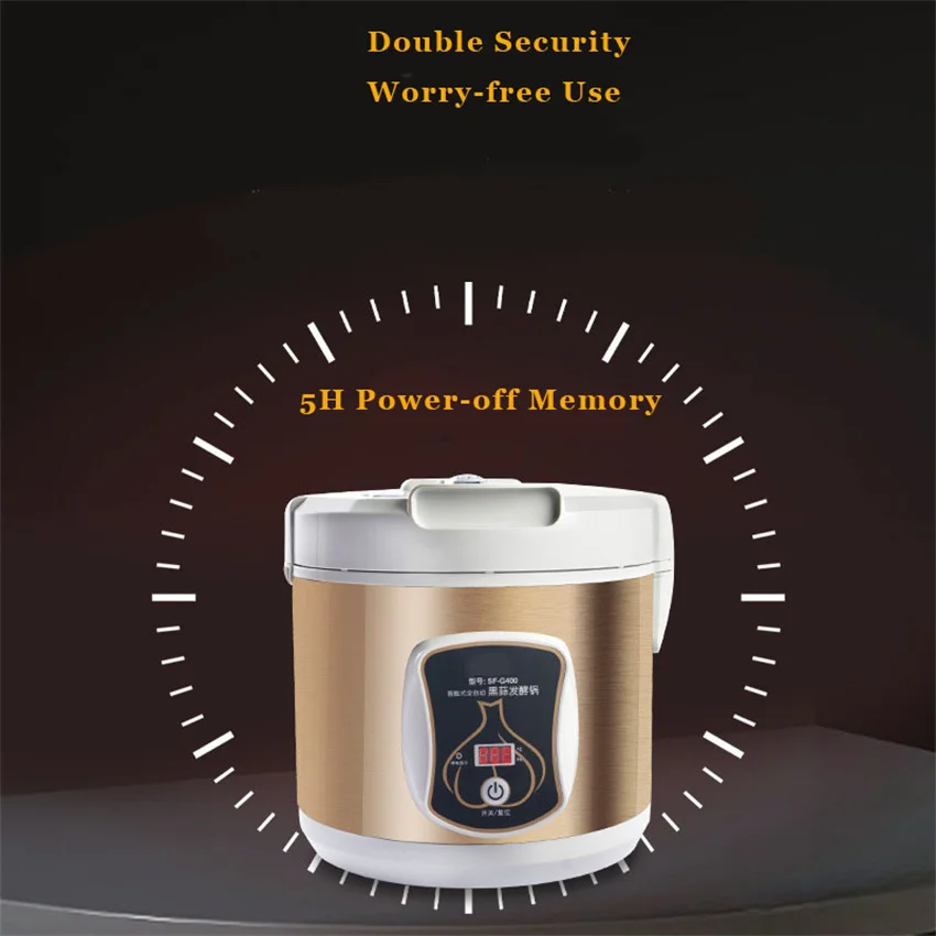 Fermenteur domestique entièrement automatique, pot de zymolyse bricolage, machine de fermentation avec fonction de séchage, 5l