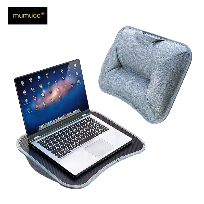 MUMUCC MUMUCC Multifunctional Laptop Desk With Cushion and Filled with Foam Particles, Small Pillow Table, Hard Mouse Pad Large - Aliexpress Deal