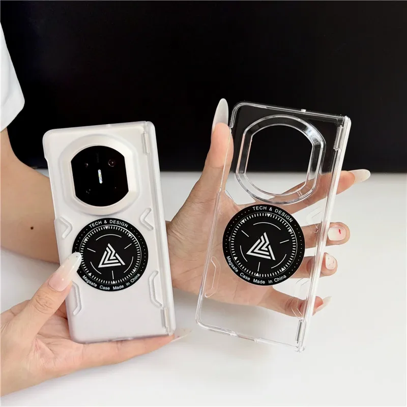 Case For Huawei Mate X7 X6 X3 X5 Cooling Magnetic Matte Translucent PC Back Heat Dissipation Clear Cover
