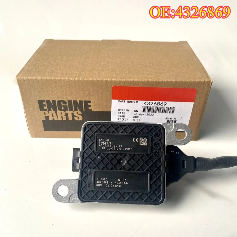 

Original High Quality New For 4326869 4326869RX NOx Nitrogen Oxide Sensor For Cummins 6.7L Engine