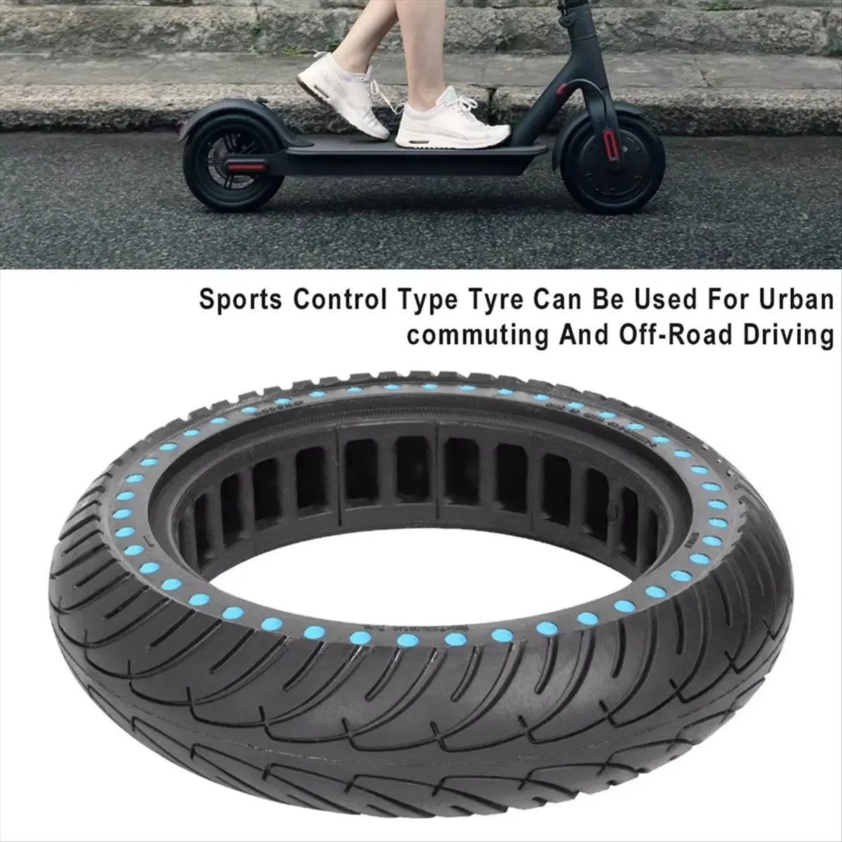 New arrival 8.5-Inch Honeycomb Solid Tire for Mi M365,PRO 1S, Electric Scooters,Explosion-Proof Replacement Tire Accessories