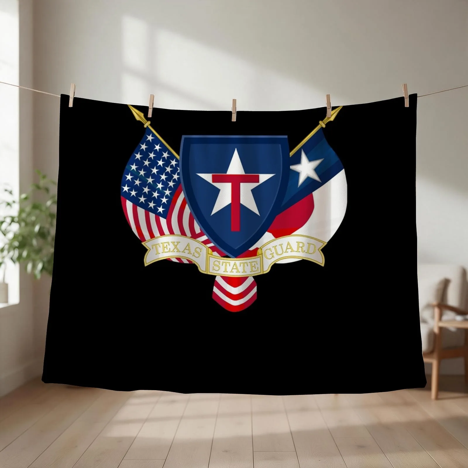 Texas State Guard Throw Blanket Soft Soft Beds Flannels Blankets For Sofas Blankets