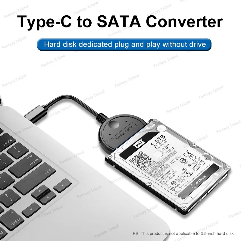 HW-TC44 "/2.5" to Sata Easy Driveケーブル,USB 3.0からSATAへの容易なドライブエンクロージャ,簡単なケーブル