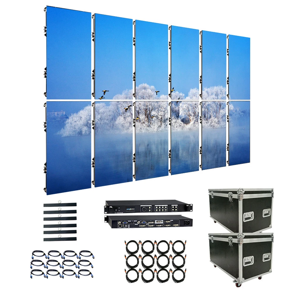Hot Sell U Cob P1.2 1.25Mm 3600X2025Mm 11.81X6.64Ft Indoor Cinema Led Video Wall Display Screen for Community in Uae