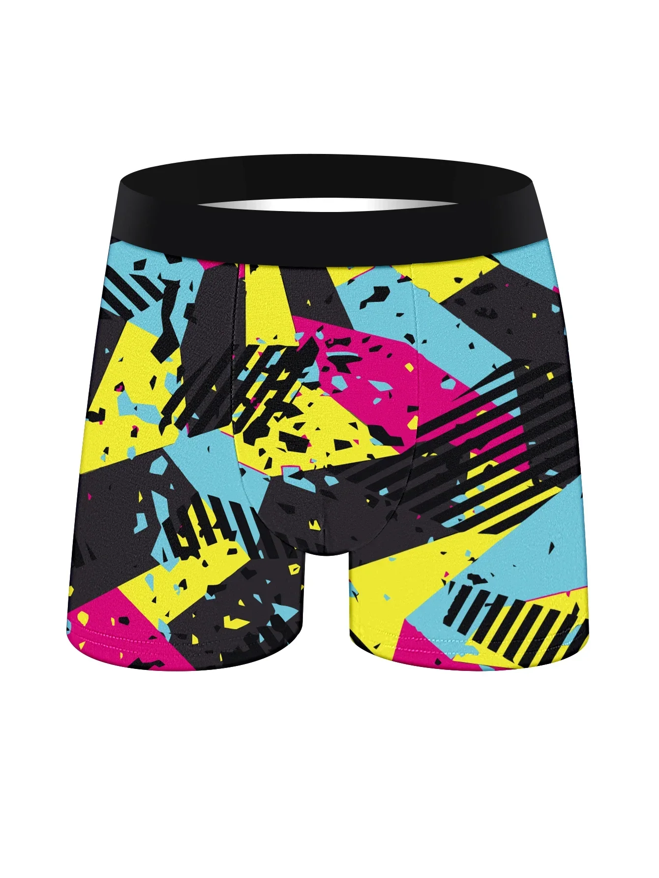 10 Buah Pakaian Dalam Pria Celana Boxer Panjang Pria Longgar Nyaman Lembut Ramah Kulit Celana Pria Modis Warna-warni Trendi