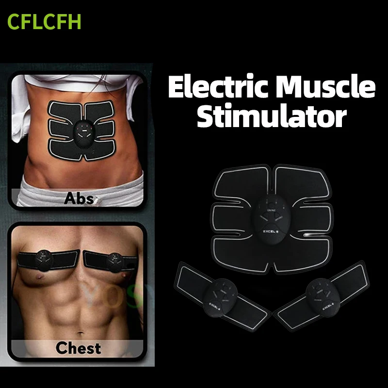 

Muscle Stimulator Smart Ems Electric Wireless Fitness Massager Abdominal Trainer Muscle Training Body Weight Loss Slimming Pad