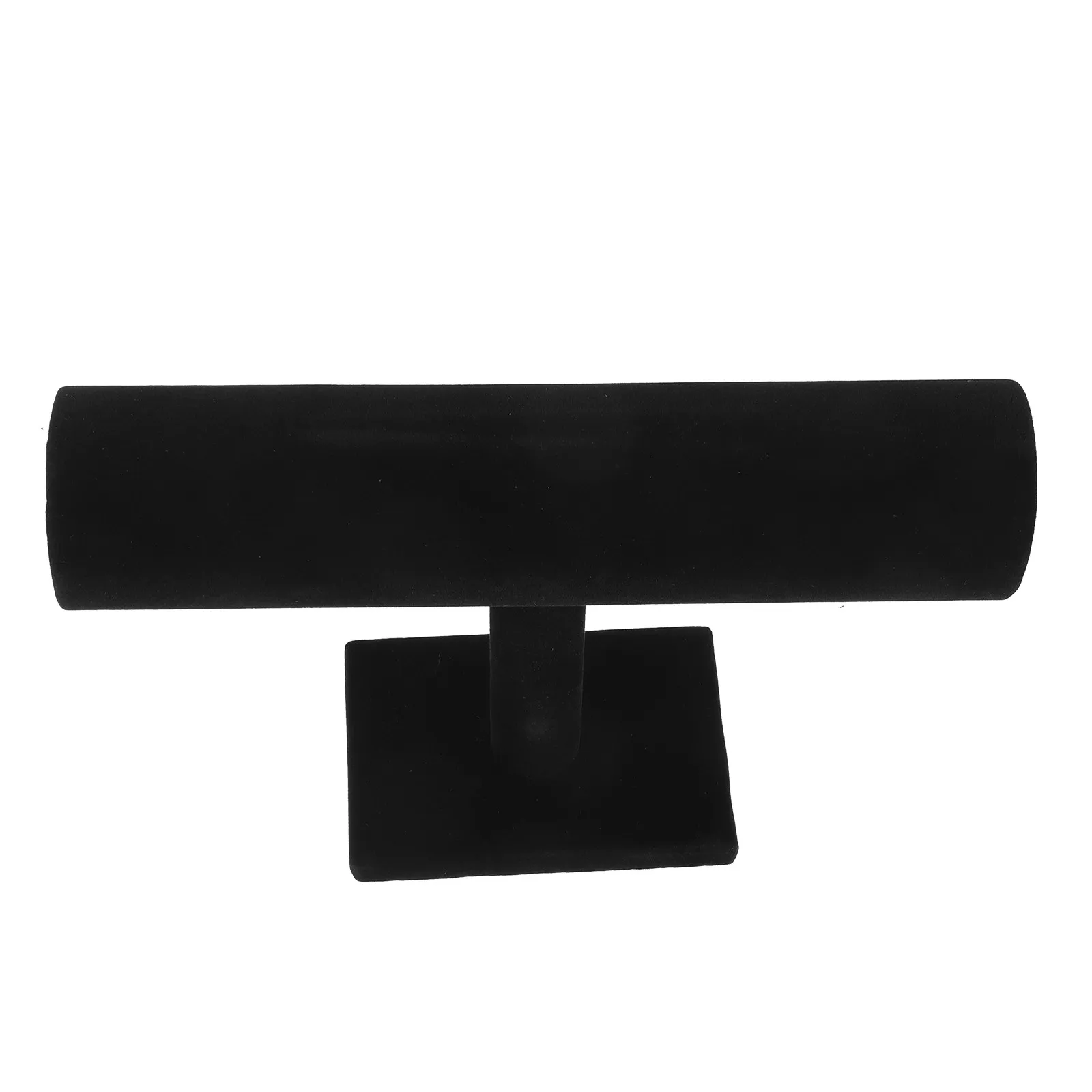 Detachable One-Tier Bracelet Display Stand for Bangles Jewelry Organization Storage and Shop Home Decoration Black Sturdy