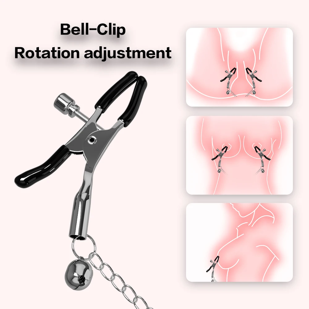 مشابك الجسم المرتبطة مع تحفيز الثدي الحسي - لعبة حسية للبالغين للنساء، مجموعة ألعاب الحلمة والجسم #2